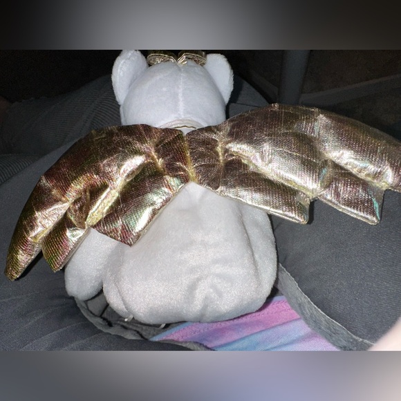 Ty Beanie Bear Halo 2 With Brown Nose Year 2000 Rare And Retired - Picture 5 of 10